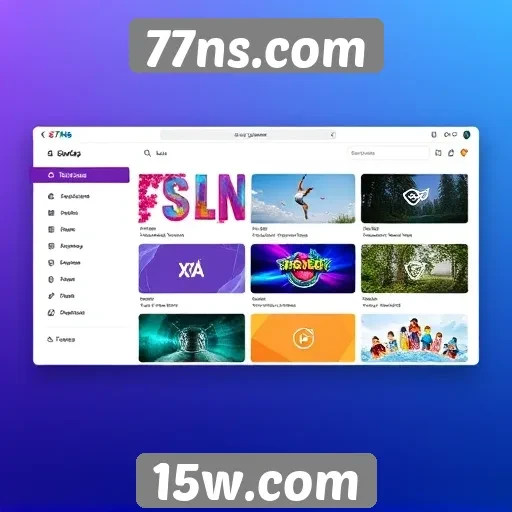 Novos recursos de interface no site 77ns.com