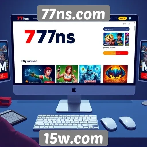 Análise da interface de usuário do site 77ns.com